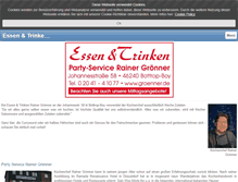 Tablet Screenshot of groenner.de